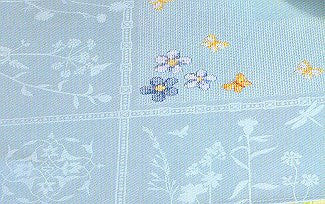 Capri Blue Table Runner PF256, RICO Design