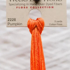 Pumpkin 2228, Weeks