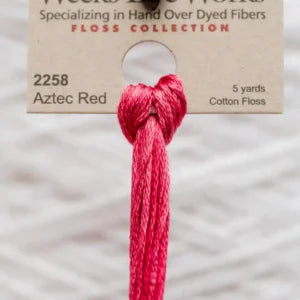 Aztec Red 2258, Weeks