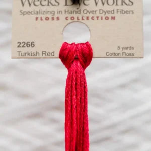 Turkish Red 2266, Weeks