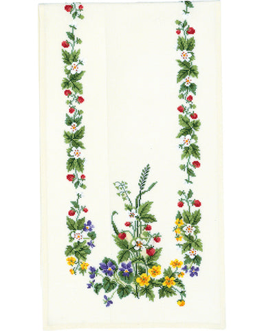 Strawberry Table runner, Eva Rosenstand