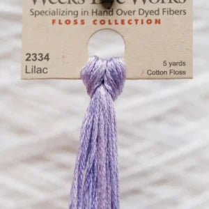 Lilac 2334, Weeks