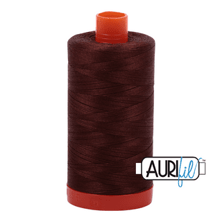 2360 Chocolate, 12 wt. cotton, Aurifil