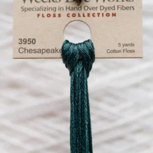 Chesapeake 3950, Weeks