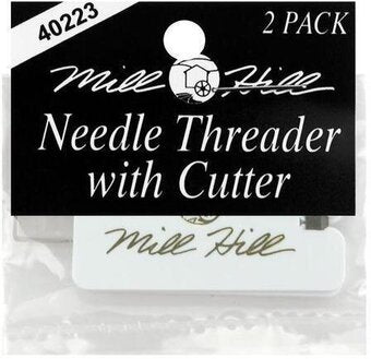 Needle Threader with Cutter, Mill Hill Beads