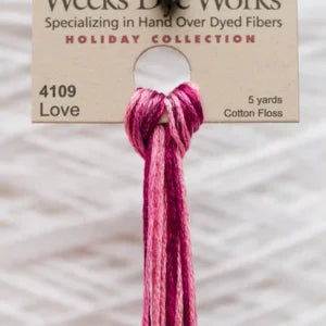 Love 4109, Weeks