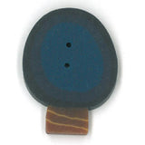 Large Dark Blue Light Bulb JAB44266, Just Another Button Company