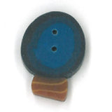 Dark Blue Light Bulb, Small JAB44265, Just Another Button Company