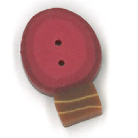 Dark Red-Light Bulb, Small JAB44275, Just Another Button Company