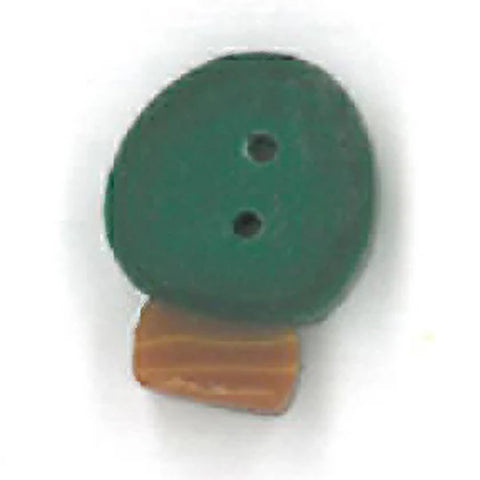 Dark Green Old Fashioned Light Bulb, Tiny, Just Another Button Company