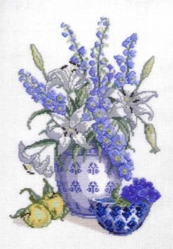 Lily and Larkspur, Eva Rosenstand