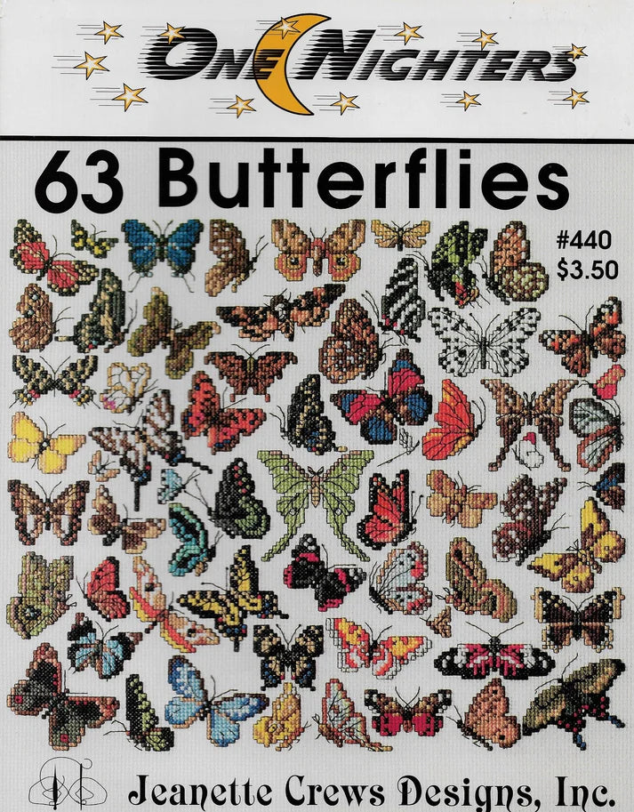 63 Butterflies, Jeanette Crews Designs