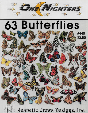 63 Butterflies, Jeanette Crews Designs