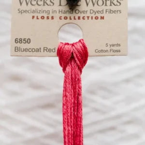 Bluecoat Red 6850, Weeks