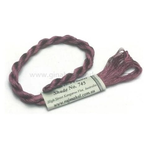 745 Bordeaux, Rajmahal Art Silk Floss