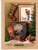 Norman Rockwell Holiday Designs for Cross Stitch, Craftways for Paragon Needlecraft