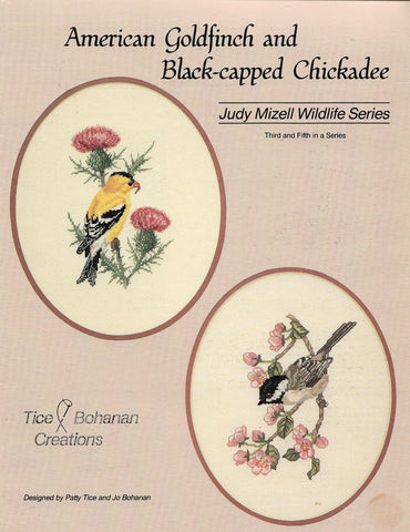 American Goldfinch and Black-capped Chickadee, Tice Bohanan Creations