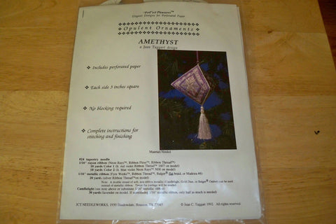 Amethyst-Opulent Ornaments, Perf"ect Pleasures, JCT Needleworks