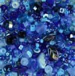 Caribbean Blues 59 gram, Bead Soup, Bead Smith