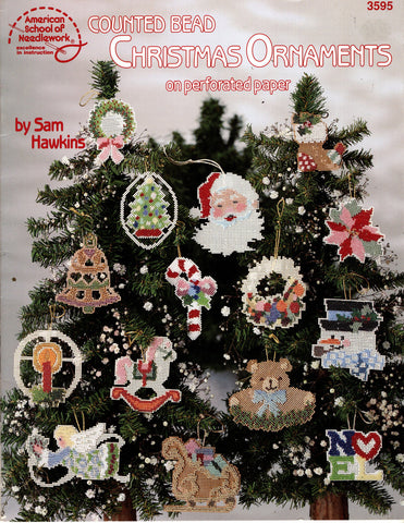 Counted Bead Christmas Ornaments, American School of Needlework