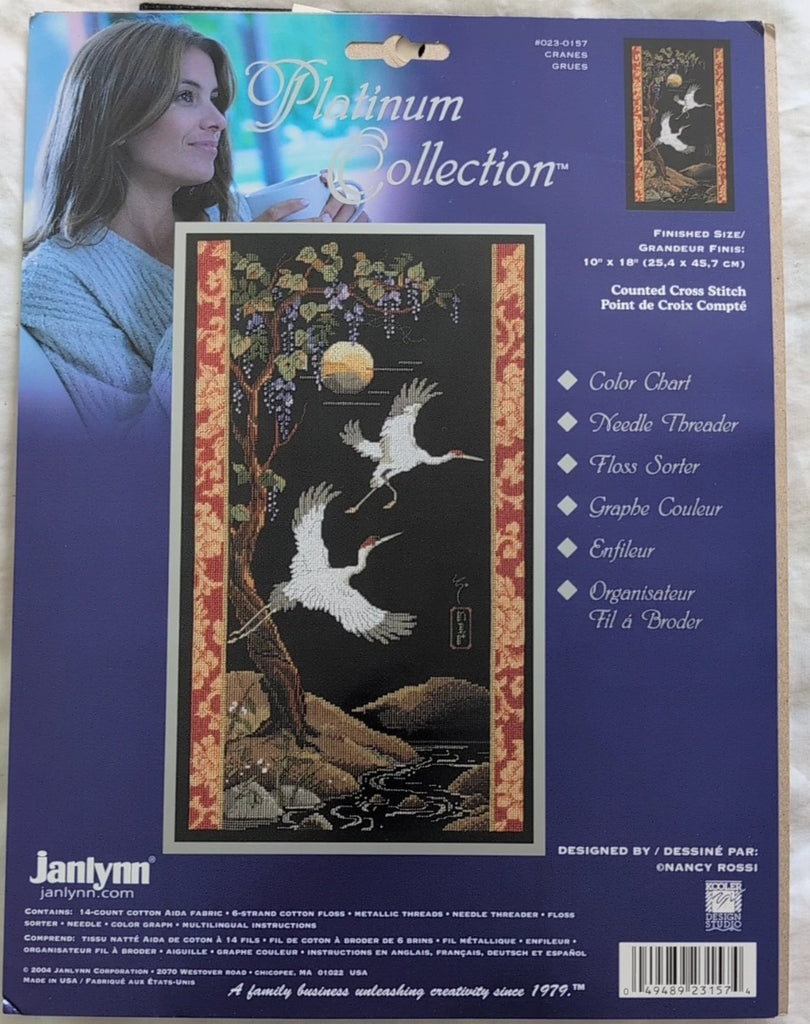 Cranes-Platinum Collection, Janlynn