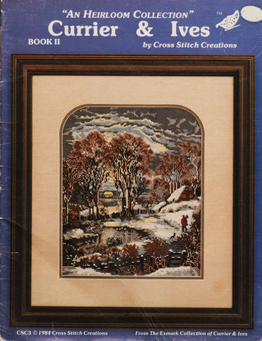 "An Heirloom Collection"-Currier & Ives Book 2, Cross Stitch Creations