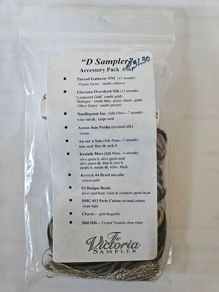 "D" is for Dancer, Accessory Pack, The Victoria Sampler
