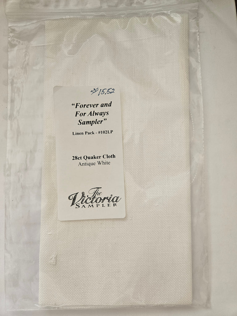 Forever and For Always Sampler, Linen Pack, The Victoria Sampler