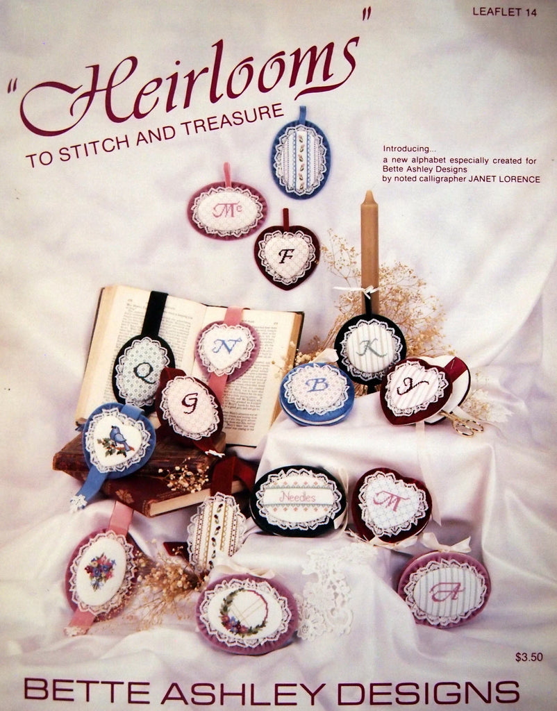 Heirlooms to Stitch and Treasure, Bette Ashley Designs