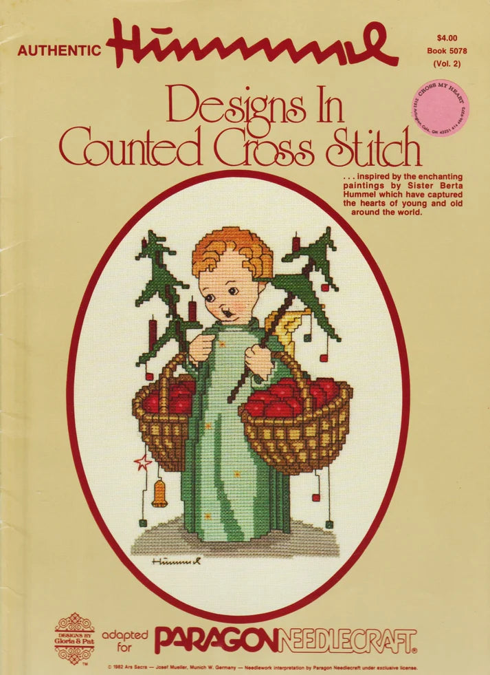 Hummel Designs Christmas Designs in Counted Cross Stitch Book 5078 Vol 2, Designs by Gloria & Pat