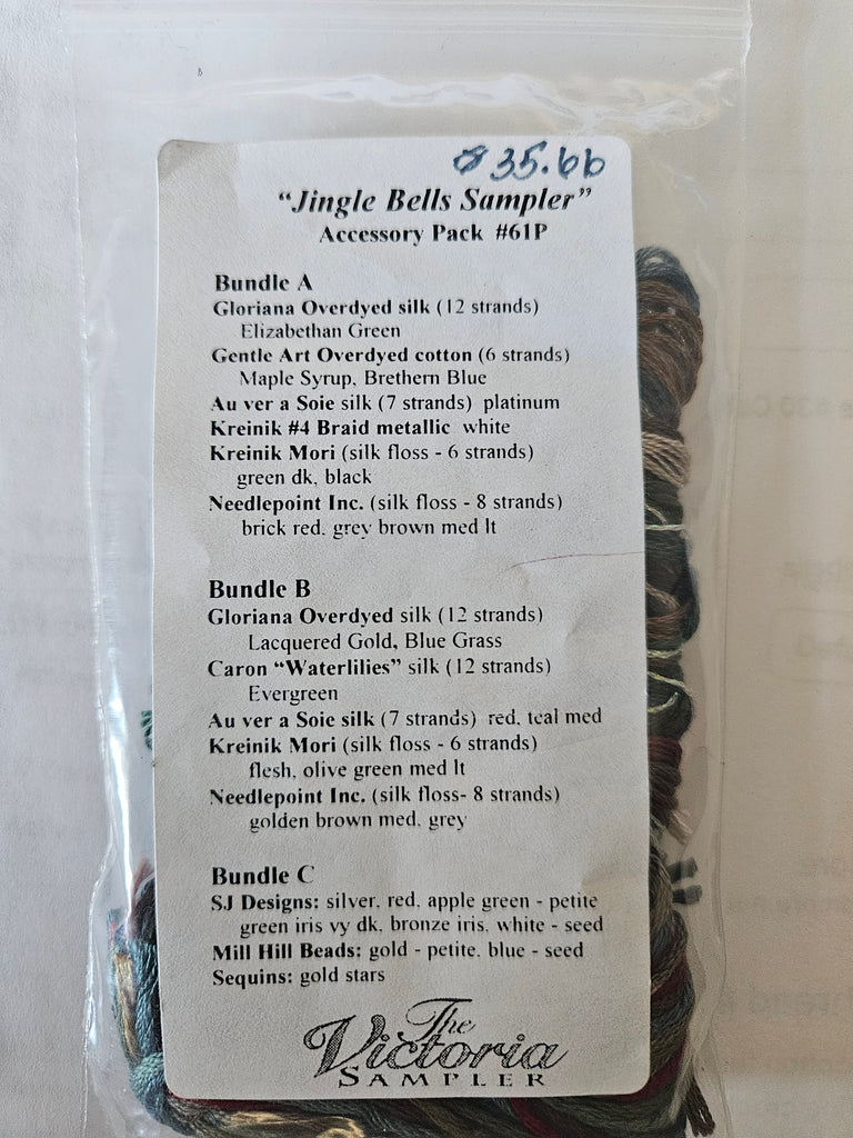 Jingle Bells Sampler Accessory Pack, The Victoria Sampler