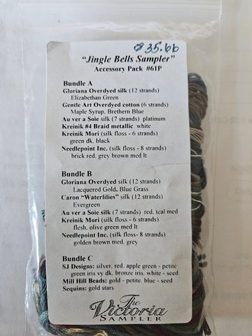 Jingle Bells Sampler Accessory Pack, The Victoria Sampler