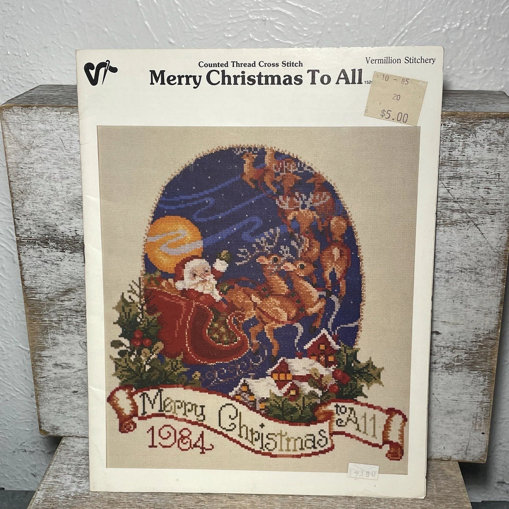 Merry Christmas to All, Vermillion Stitchery