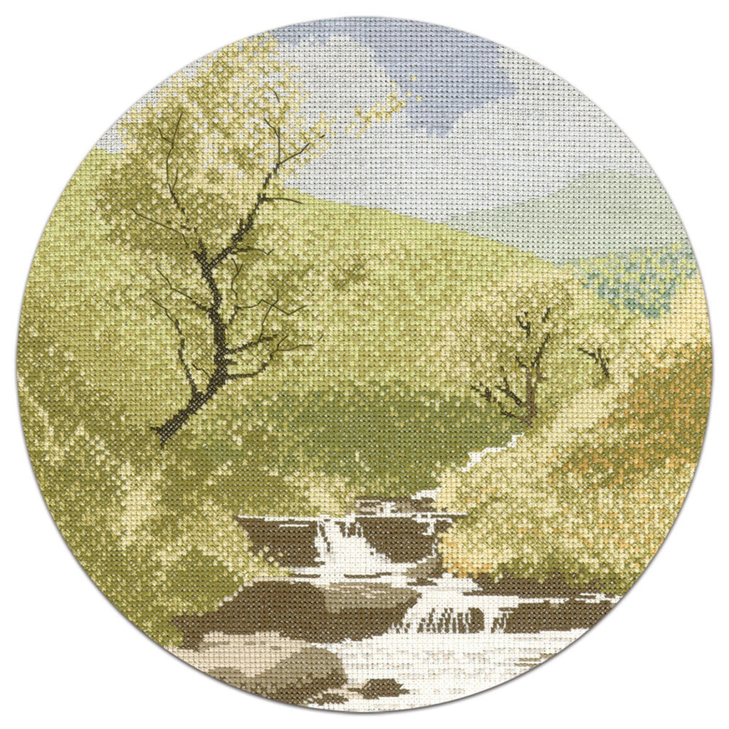 Mountain Stream, John Clayton-Heritage Stitchcraft