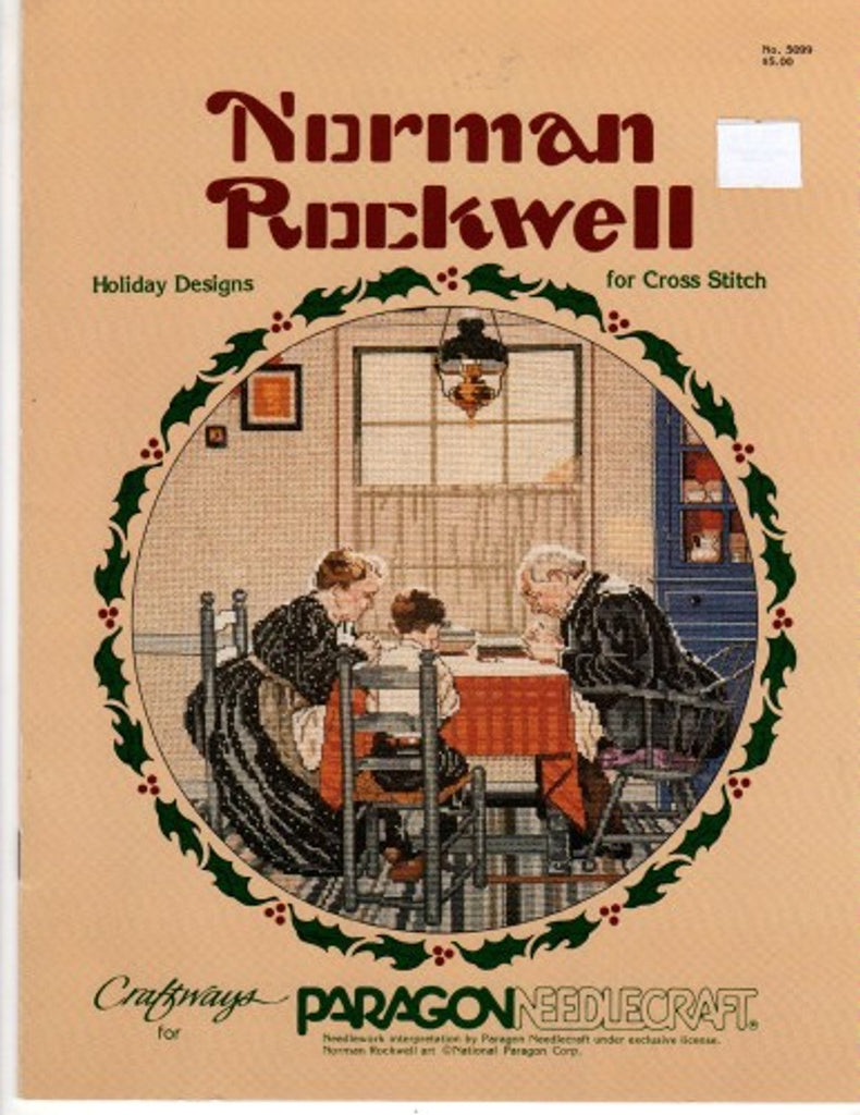 Norman Rockwell Holiday Designs for Cross Stitch, Craftways for Paragon Needlecraft