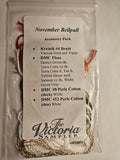 November Bellpull Accessory Pack, The Victoria Sampler