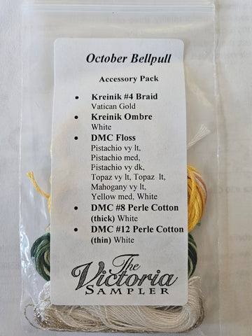 October Bellpull Accessory Pack, The Victoria Sampler