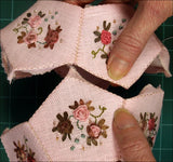 Pomander Roses Pincushion, Pink Keep and Scissor Fob #139, The Victoria Sampler