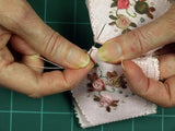 Pomander Roses Pincushion, Pink Keep and Scissor Fob #139, The Victoria Sampler