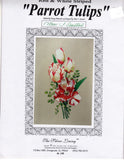 Parrot Tulips (Red & White Striped) #135, The Silver Lining