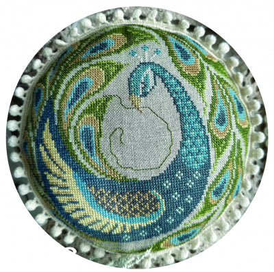 Peacock Pin Cushion, Cottage Garden Samplings