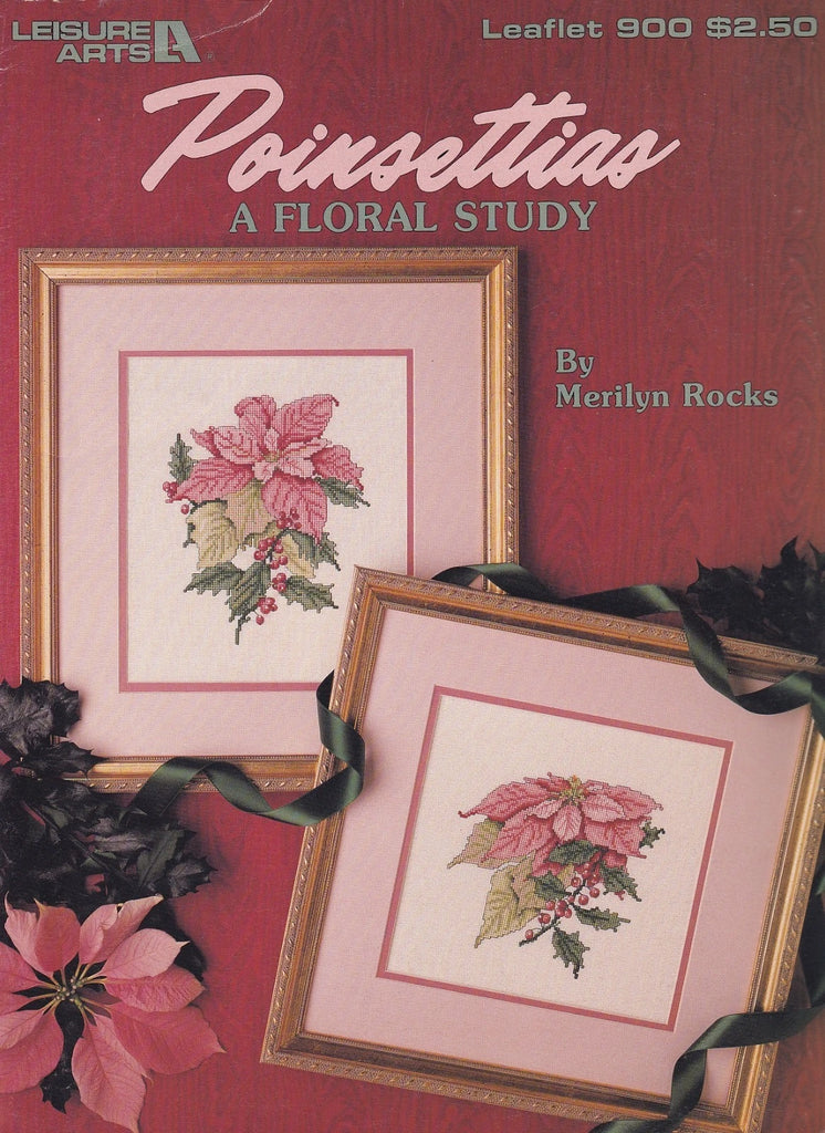 Poinsettias-A Floral Study, Leisure Arts