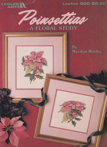 Poinsettias-A Floral Study, Leisure Arts