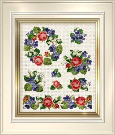 Roses and Violets Series 1, Ellen Maurer-Stroh