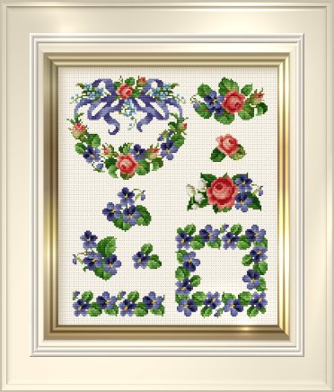 Roses and Violets Series 3, Ellen Maurer-Stroh