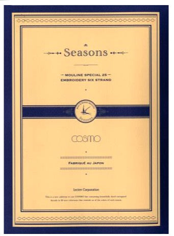 Cosmo Seasons Variegated Threads Color Card