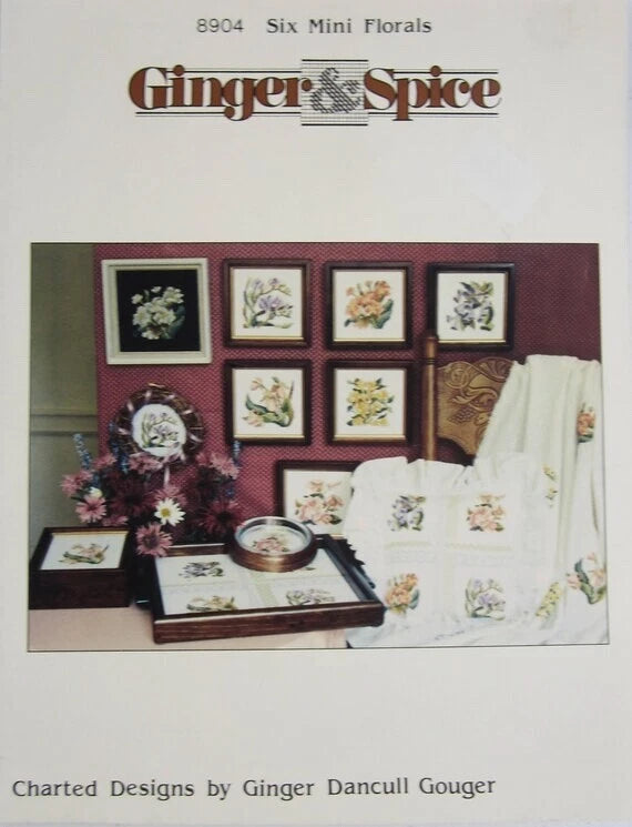 Six Mini Florals, Ginger & Spice