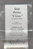 Creme-Soie Perlee, The Victoria Sampler