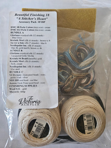 A Stitcher's Heart Accessory Pack, The Victoria Sampler