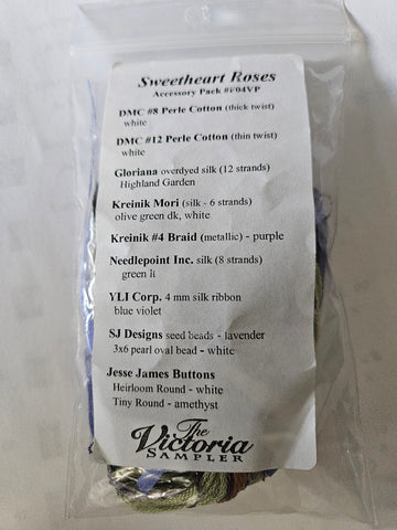 Sweetheart Roses Violet Accessory Pack, The Victoria Sampler
